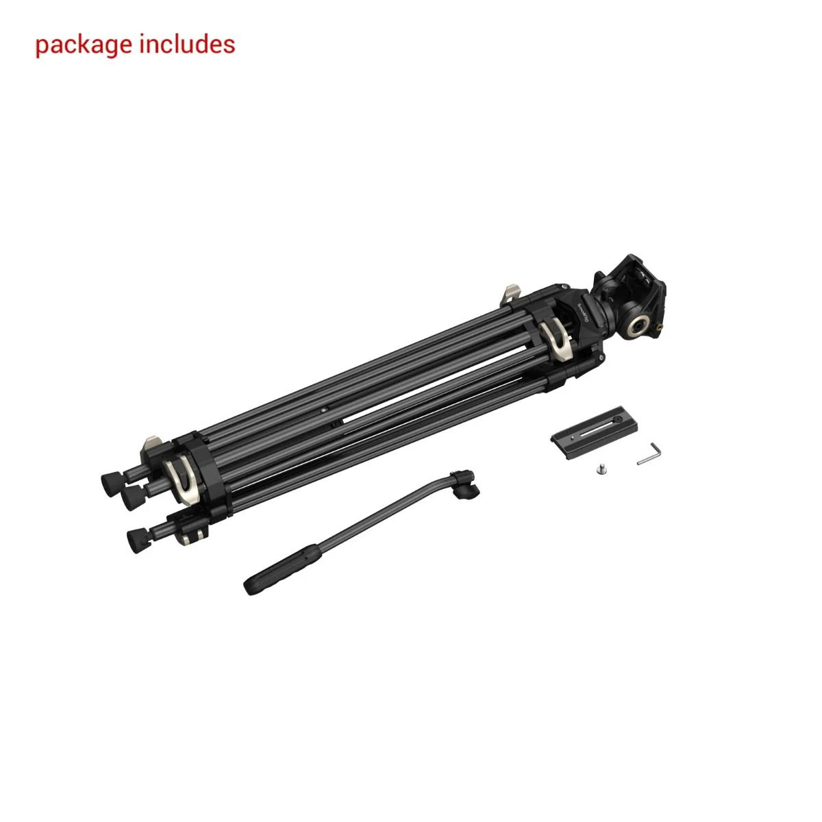SmallRig Heavy-Duty Fluid Head Tripod AD-01 3751B - Image 3