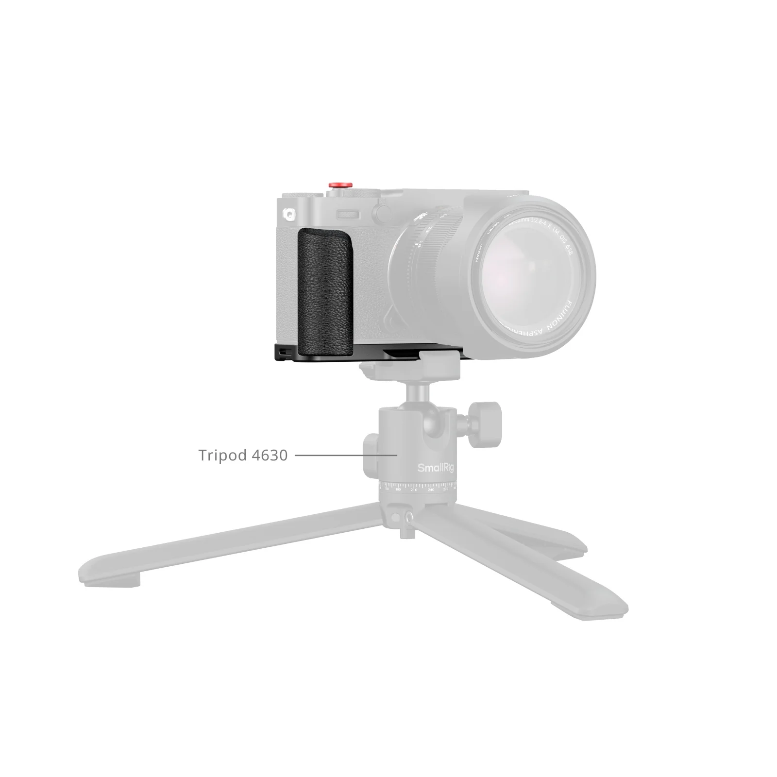SmallRig L-Shaped Mount Plate with Silicone Handle for FUJIFILM X-E5 (Black) 5448 - Image 5