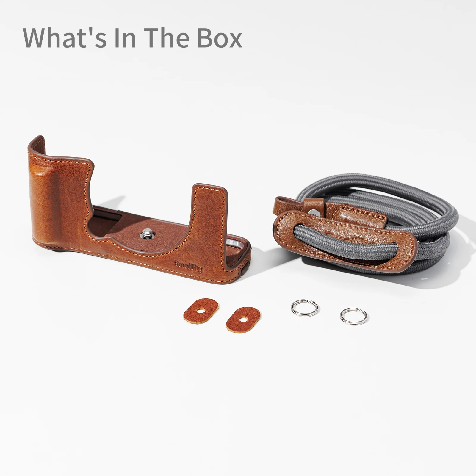 SmallRig Leather Case Kit for FUJIFILM X-E5 (Brown) 5449 - Image 2