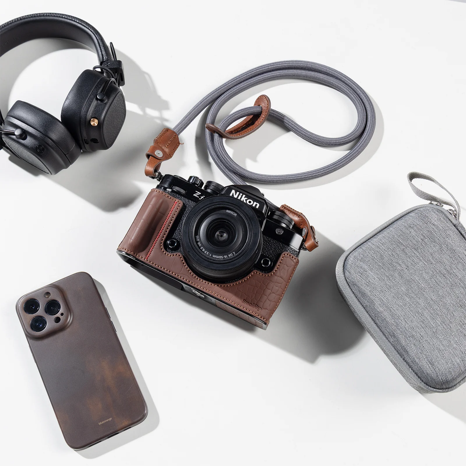 SmallRig Leather Case Kit for Nikon Z f (Brown) 5096 - Image 7