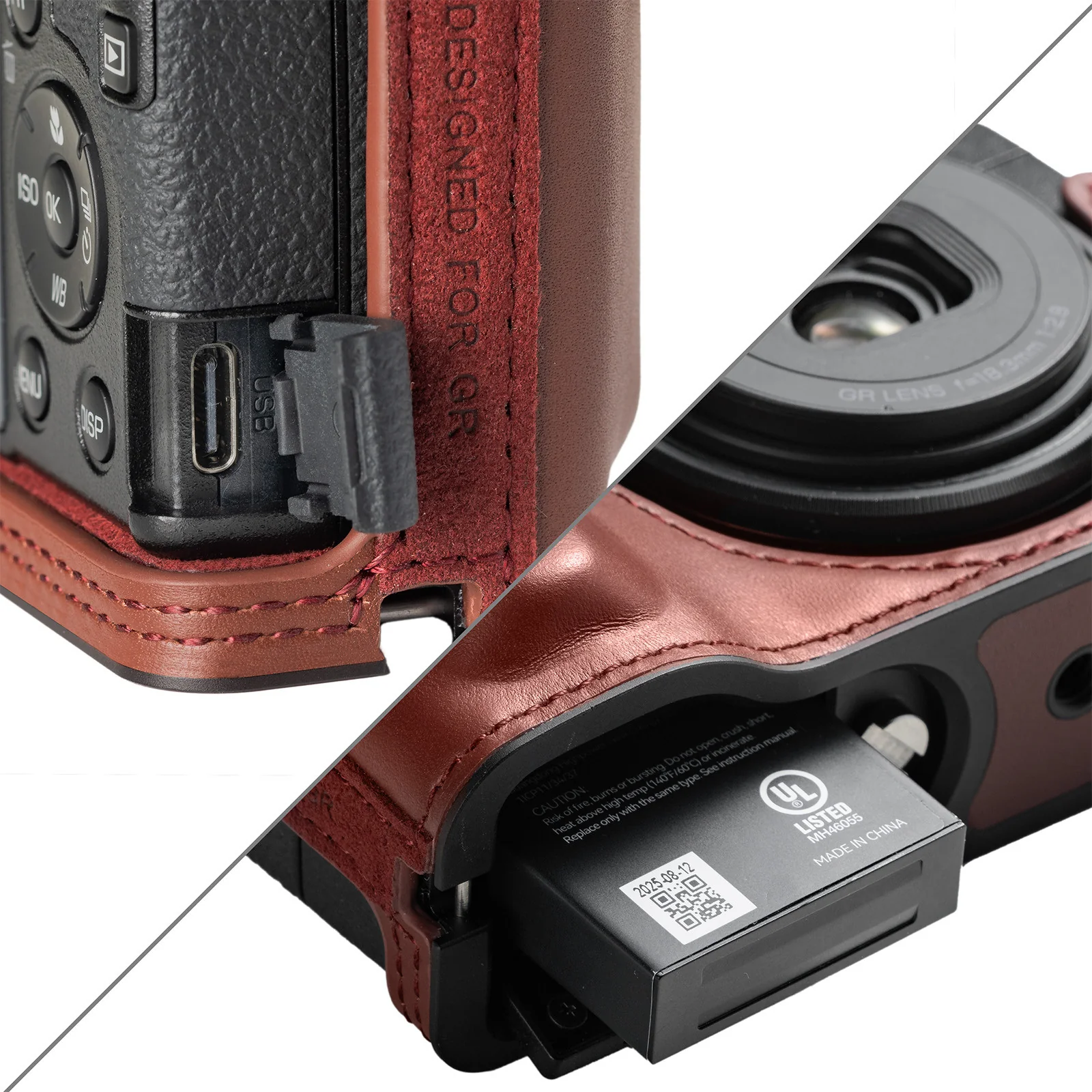 SmallRig Leather Case Kit for RICOH GR IV / GR III / GR IIIx / GR III HDF / GR IIIx HDF (Red) 5678 - Image 8