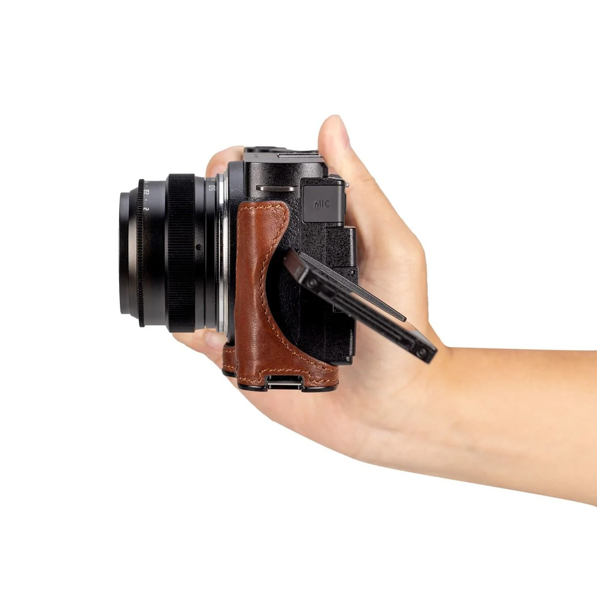 SmallRig Leather Half Case for Panasonic LUMIX S9 4703 - Image 4