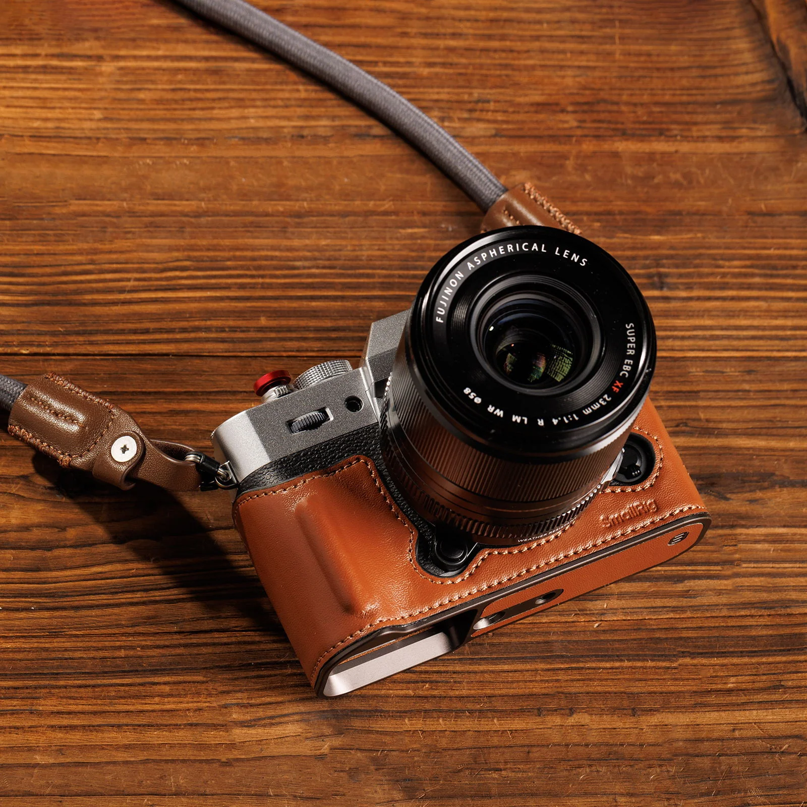 SmallRig Leather Half Case Kit for FUJIFILM X-T30 / X-T30 II / X-T30 III (Brown) 5670 - Image 4