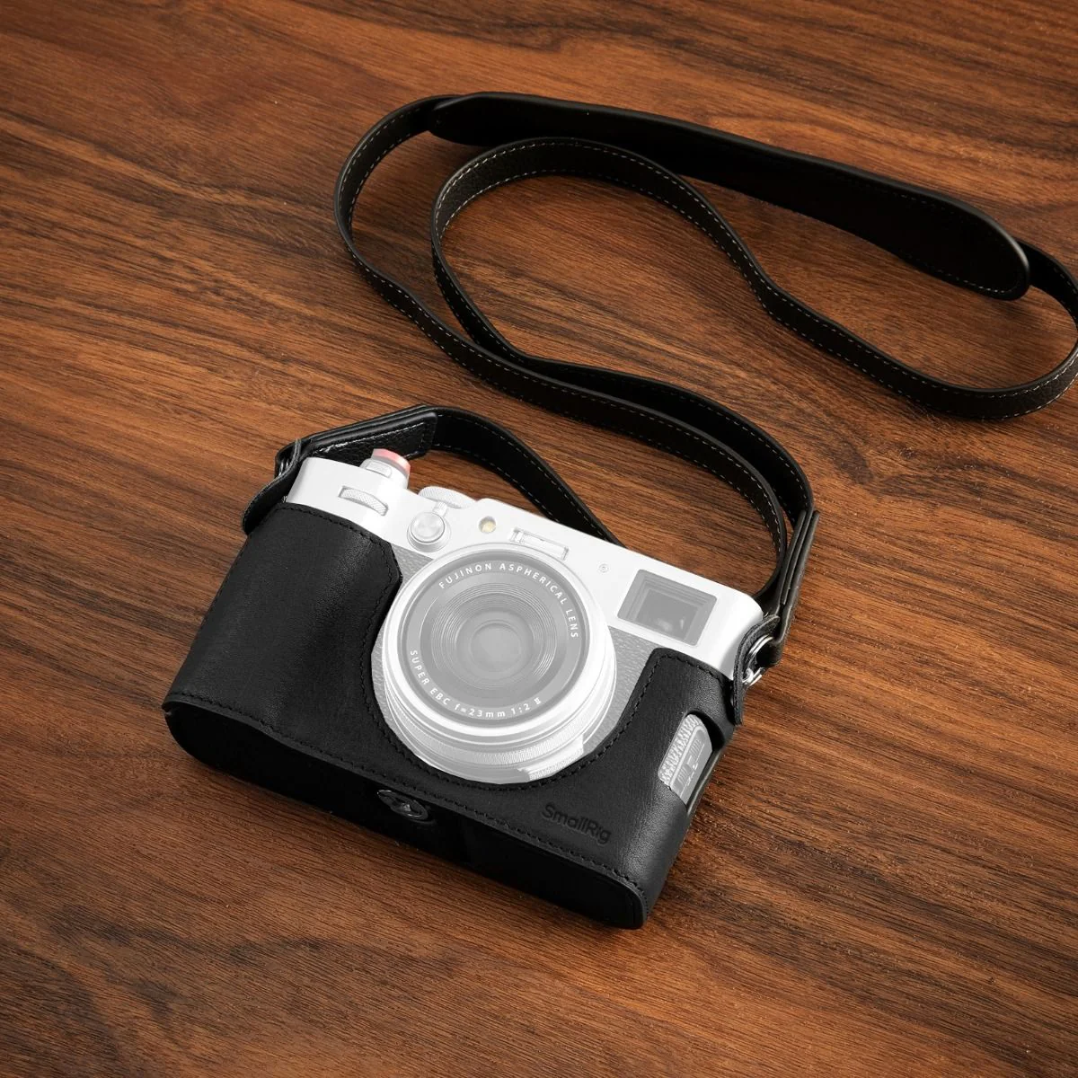 SmallRig Leather Half Case Kit for FUJIFILM X100VI (Black) 4700 - Image 2