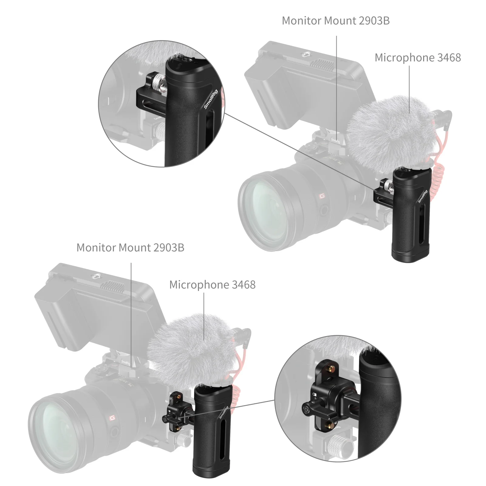 SmallRig Lightweight mini Side Handle Kit 5532 - Image 7