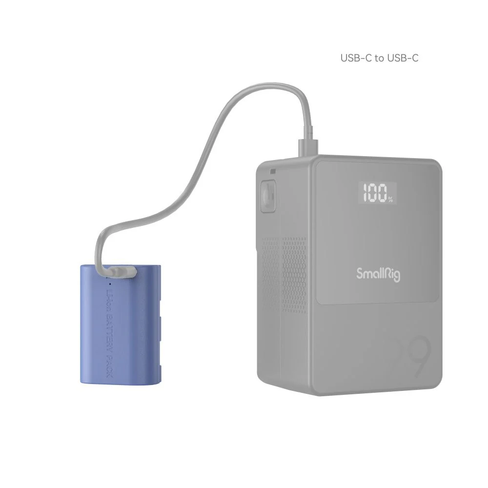 SmallRig LP-E6NH USB-C Rechargeable Camera Battery 4264 (Blue) - Image 6