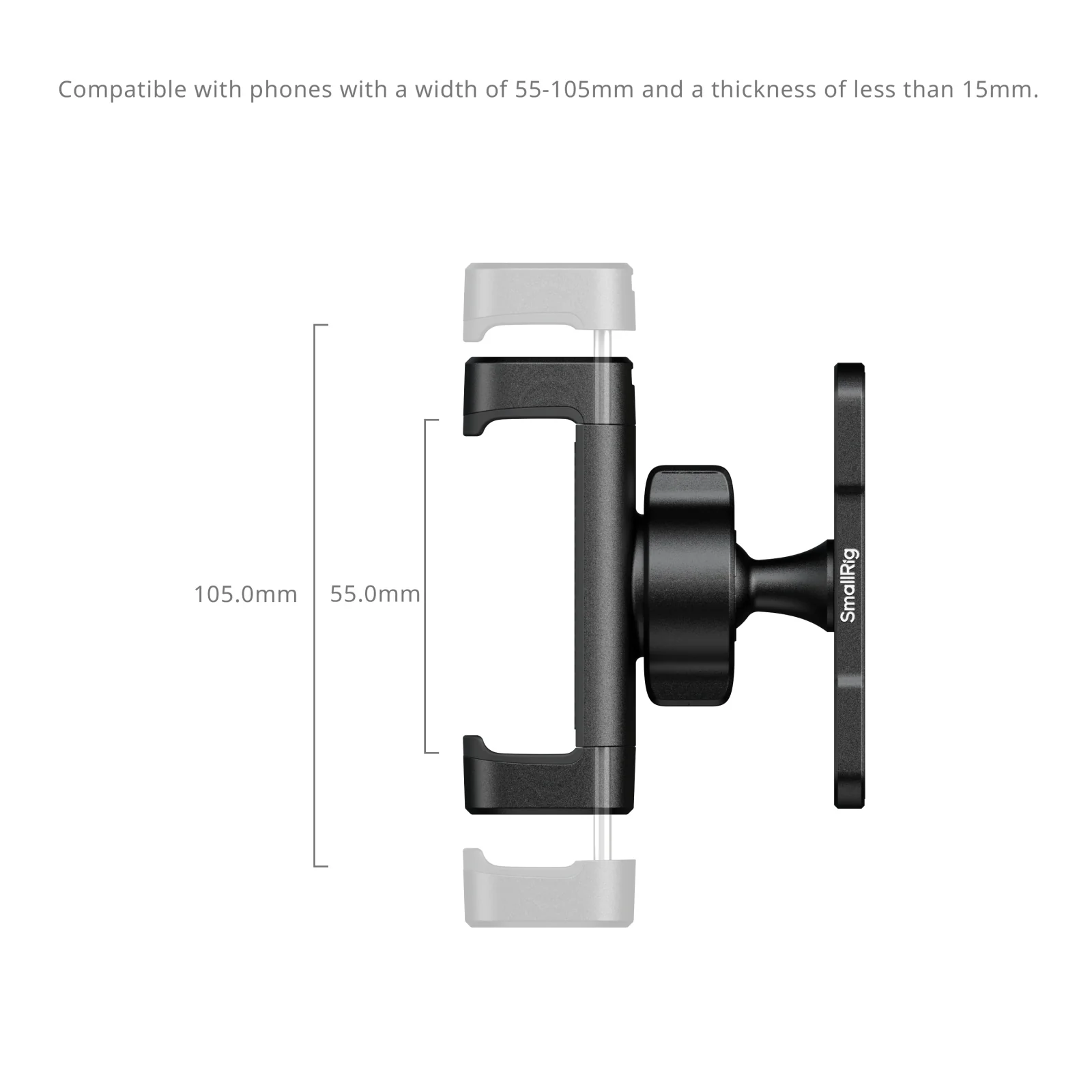 SmallRig Magnetic Phone Clamp for Gym Recording 5582 - Image 4