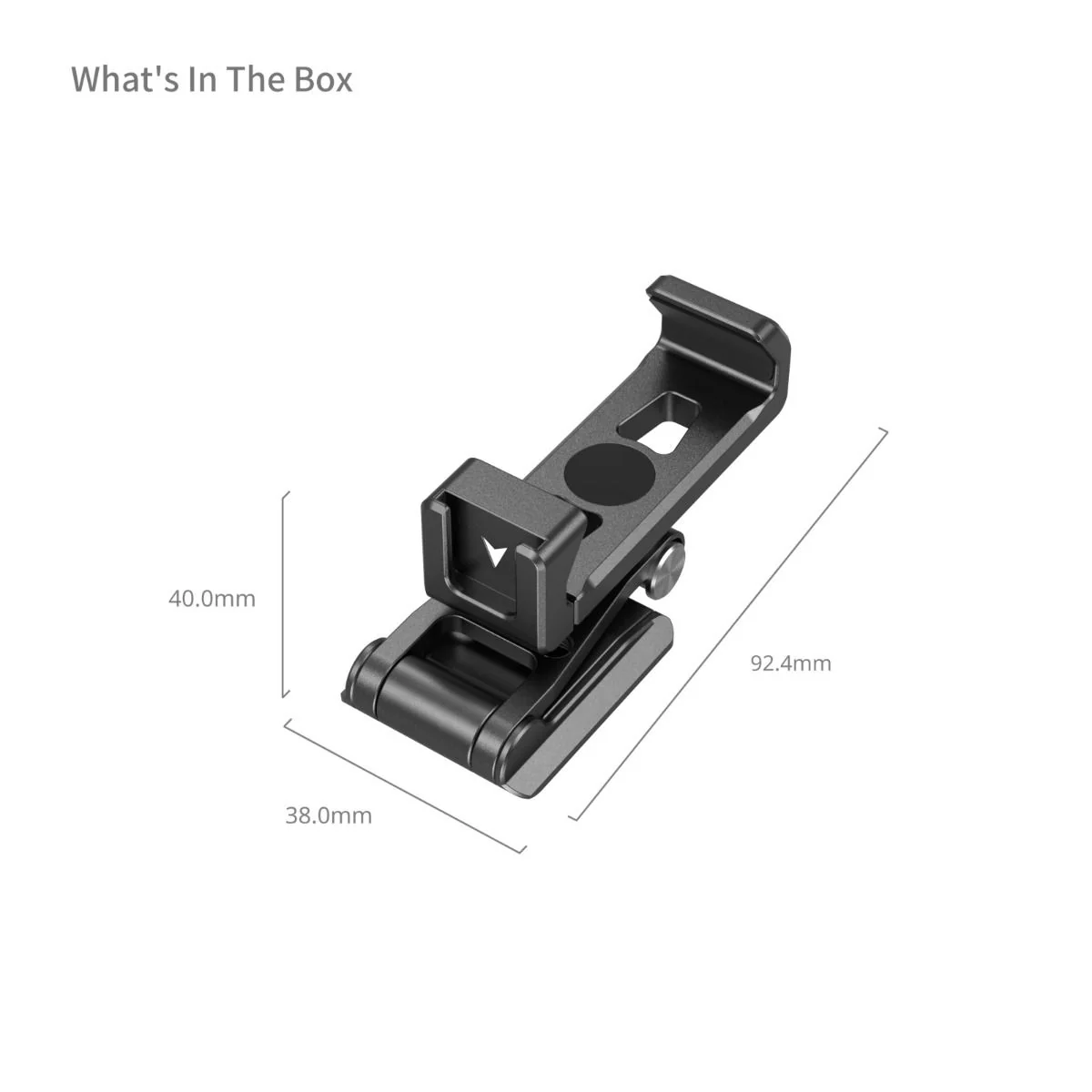 SmallRig Metal Phone Holder with Arca-Swiss Support 4611 - Image 2