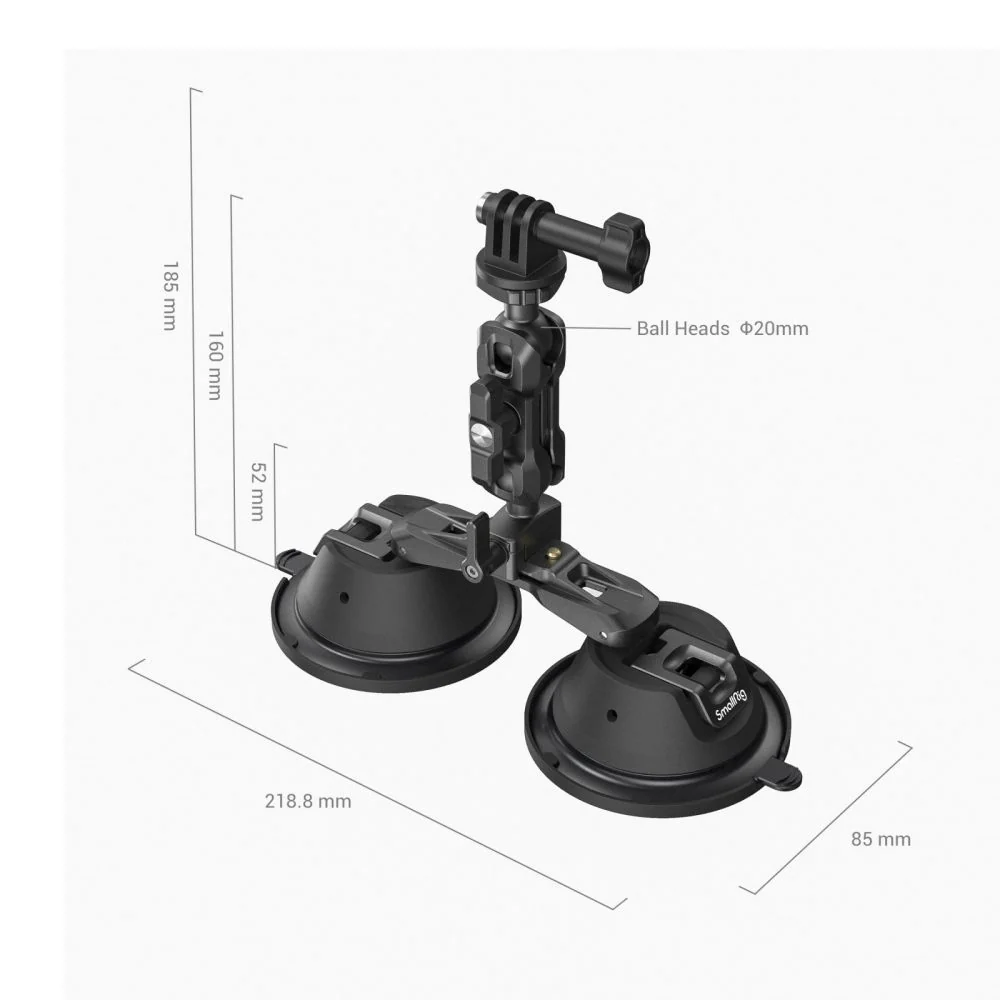 SmallRig Portable Dual Suction Cup Camera Mount SC-2K 3566 - Image 3