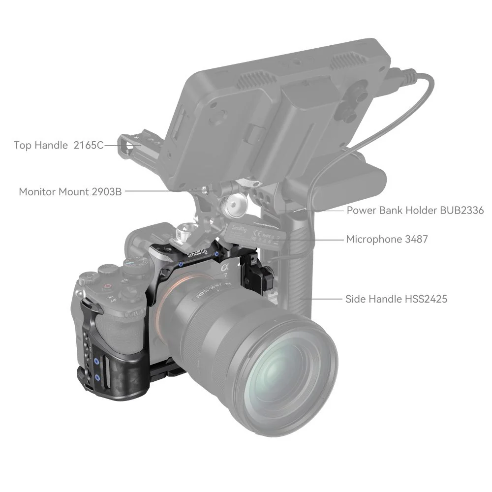 SmallRig Rhinoceros Cage Kit – Sony Alpha 7R V / 7 IV / 7S III - Image 7