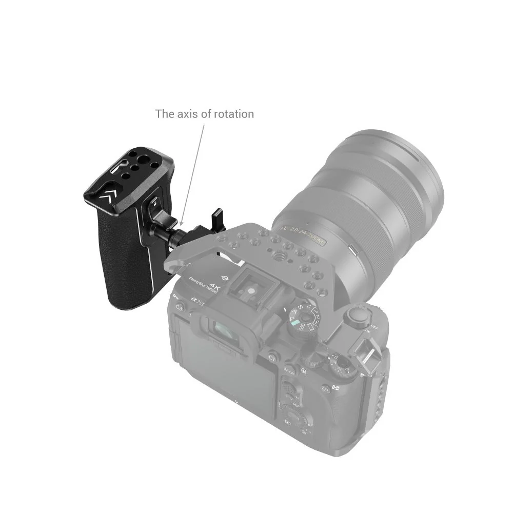 SmallRig Rotating NATO Handle "Left Side" 3260 (Black) - Image 8