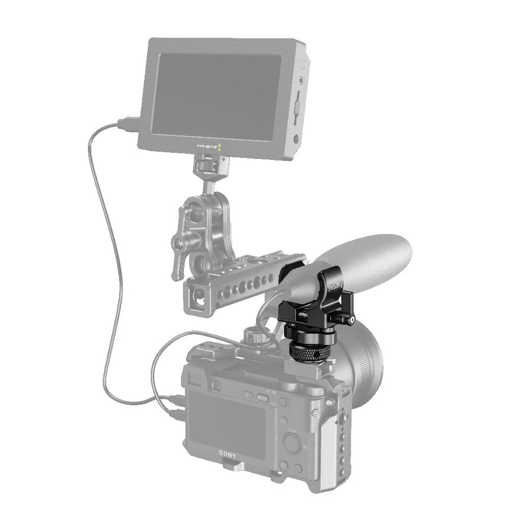 SmallRig Shotgun Microphone Holder (Cold Shoe) BSM2352 - Image 6