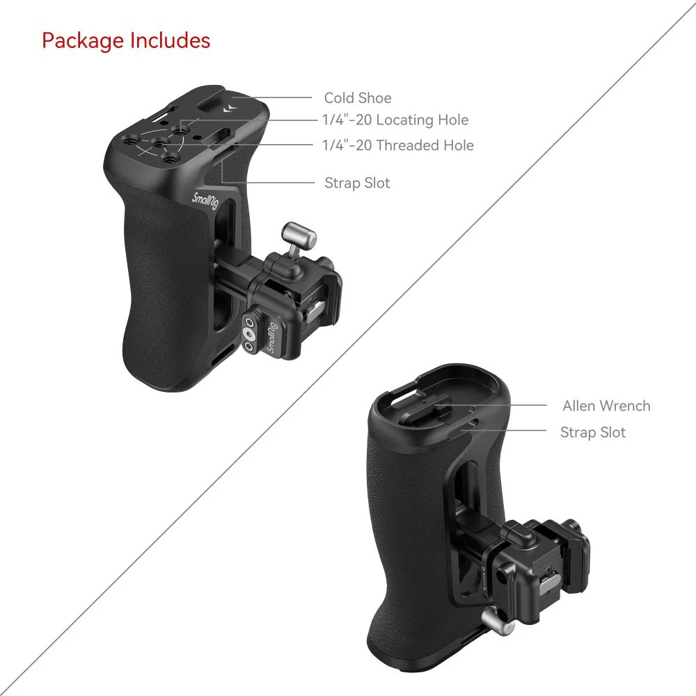 SmallRig Snap-on Quick Lock NATO Side Handle 4017 - Image 3