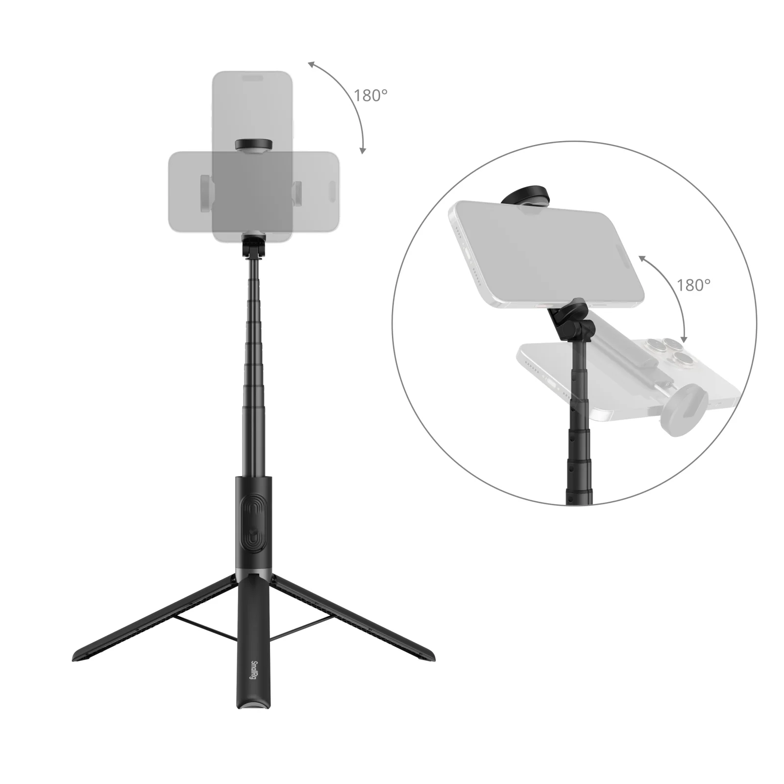 SmallRig ST30 Lite One-Touch Deploy Selfie Stick Tripod 5291 - Image 3