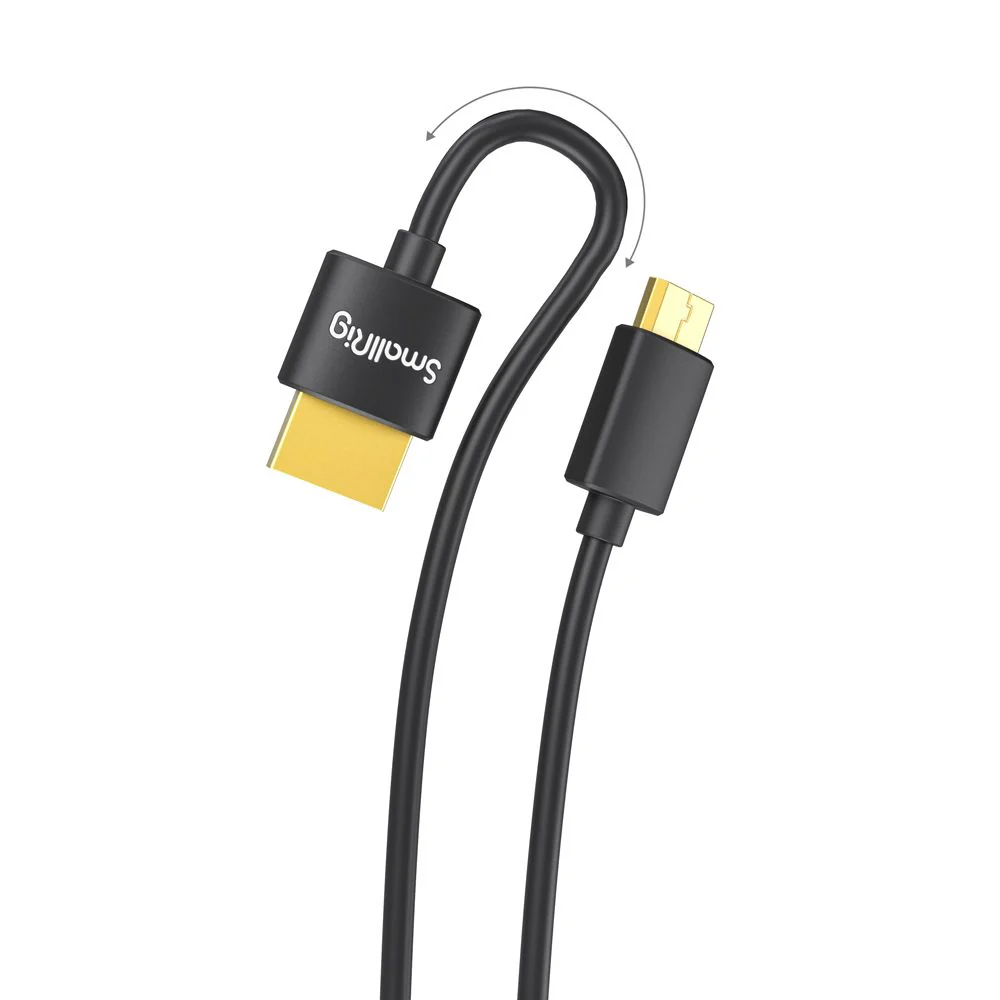 SmallRig Ultra Slim 4K HDMI Cable (C to A) 55cm 3041 - Image 4