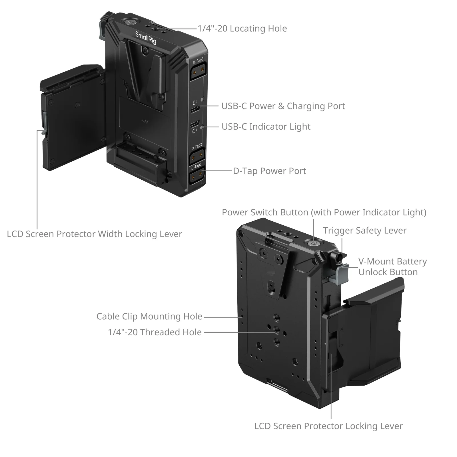 SmallRig V-Mount Battery Mount Plate 5228 - Image 5