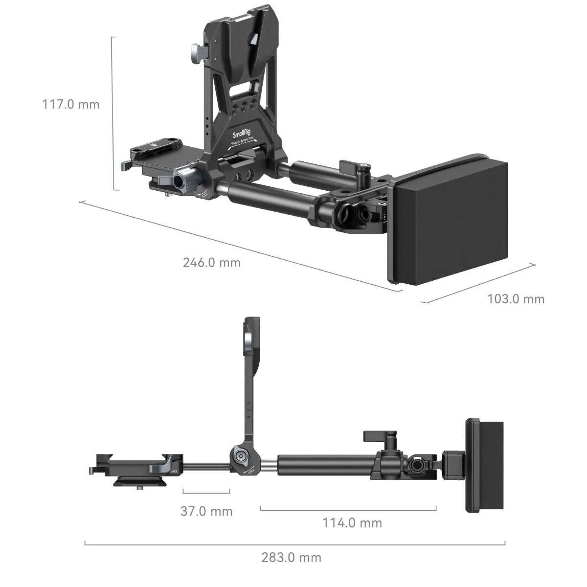 SmallRig V-Mount Battery Mount Plate Kit (Advanced) 4063B - Image 2