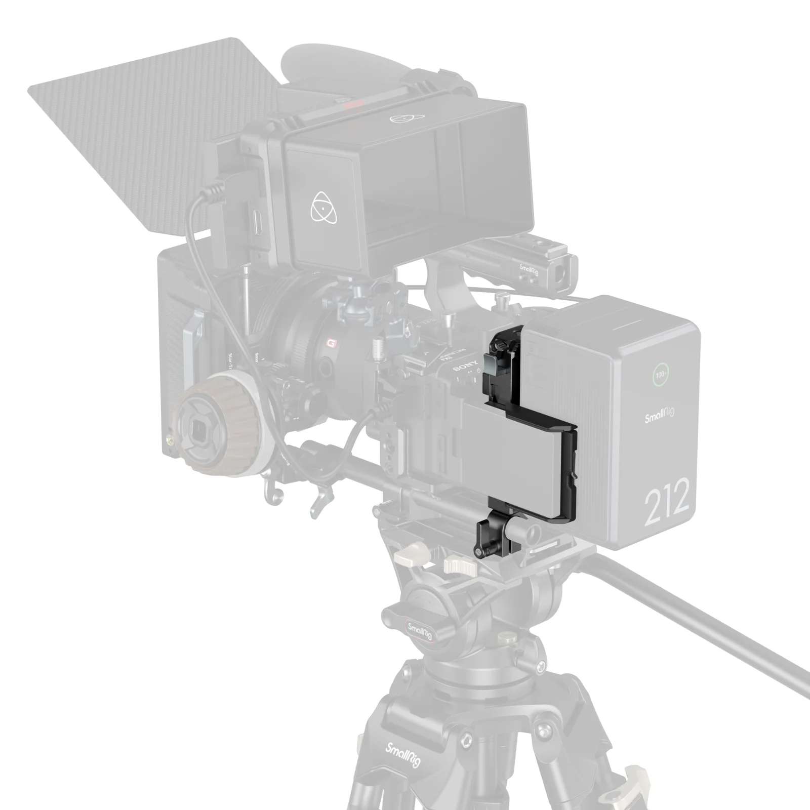 SmallRig V-Mount Battery Mount Plate Kit for 15mm LWS Rods 5226 - Image 8