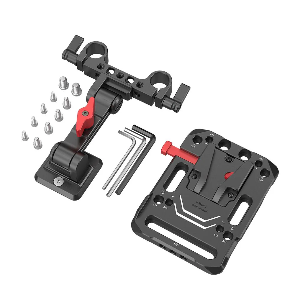 SmallRig V Mount Battery Plate with Adjustable Arm 2991 (Black) - Image 3