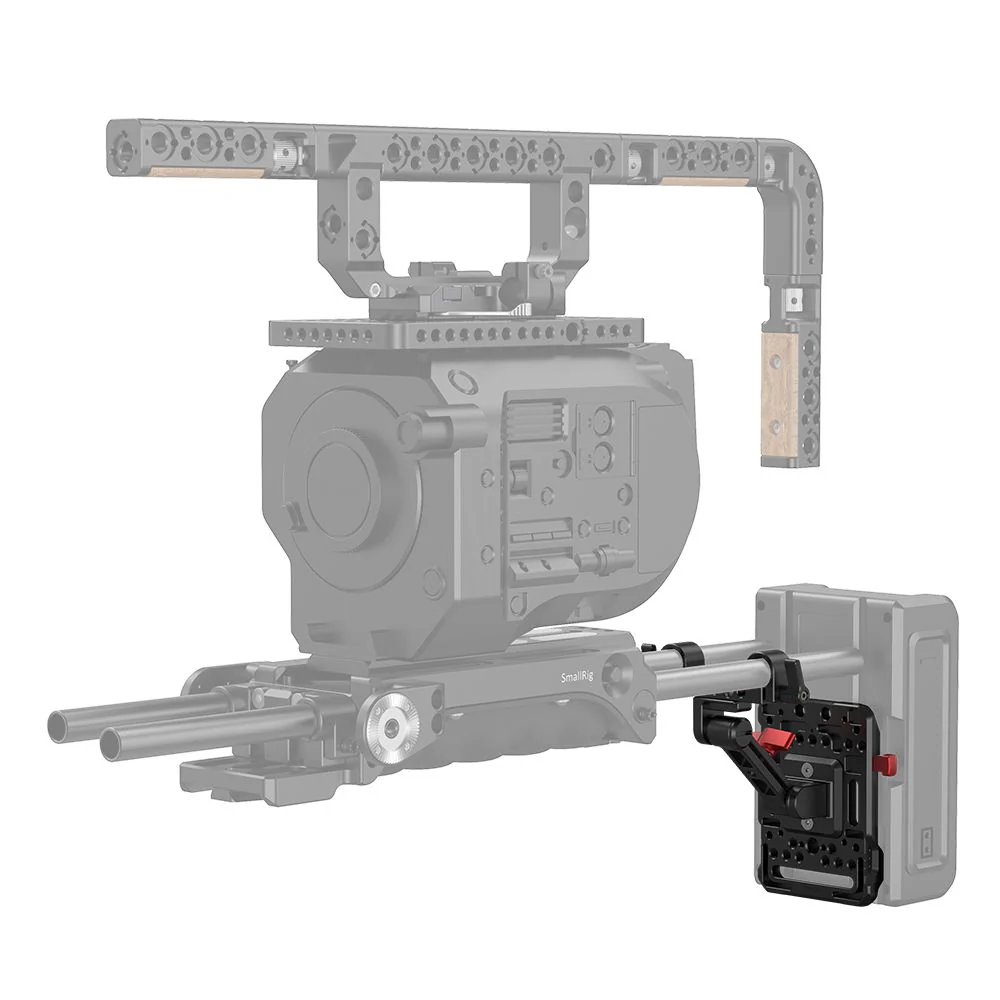 SmallRig V Mount Battery Plate with Adjustable Arm 2991 (Black) - Image 7