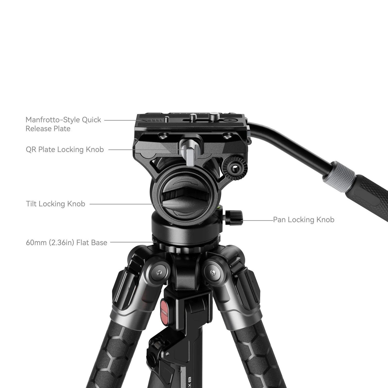 SmallRig x Potato Jet TRIBEX SE Hydraulic Tripod 5305 - Image 3
