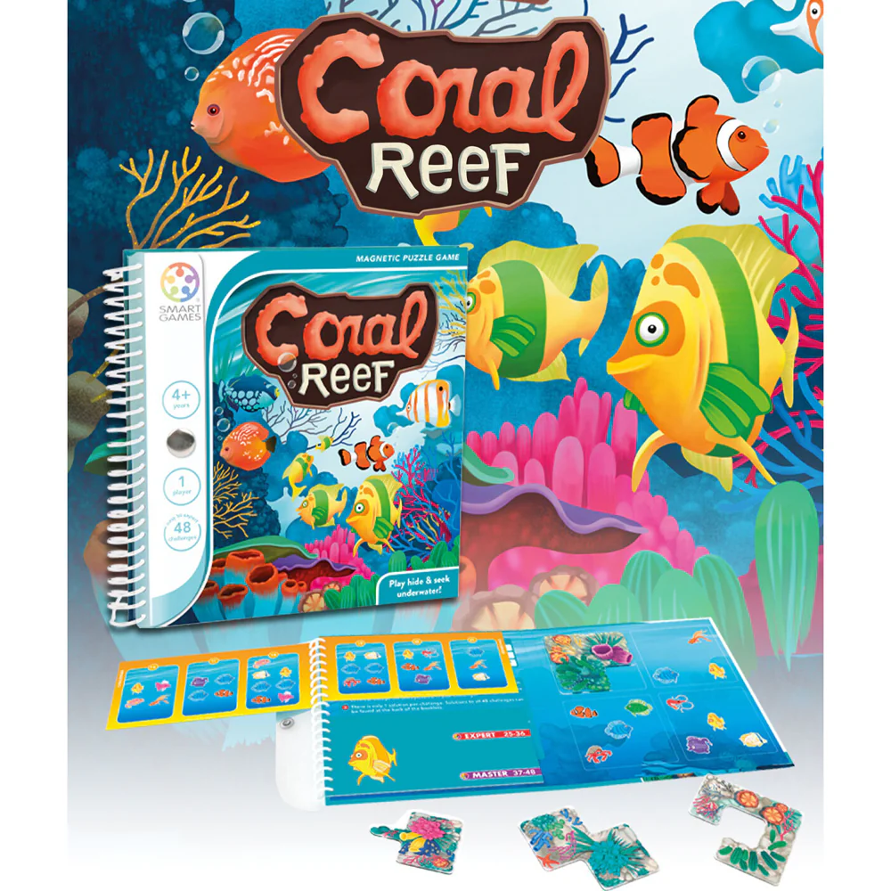 Smart Games Coral Reef Magnetic Puzzle Travel Game - Image 3