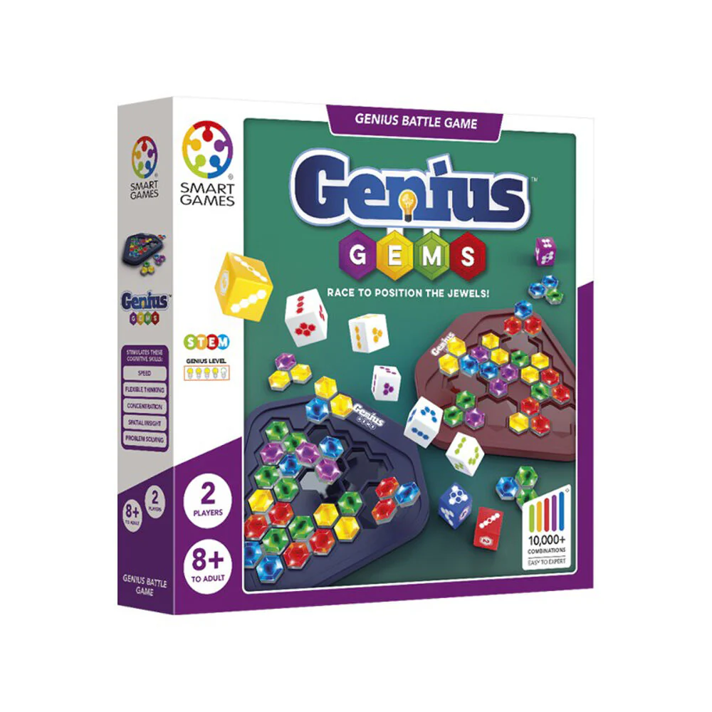 Smart Games Genius Gems Logic Puzzle Game - Image 2