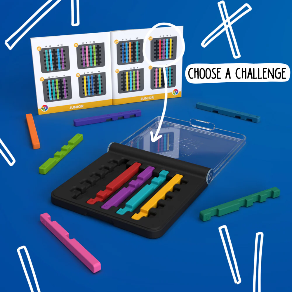 Smart Games IQ Stixx 1 Player Fun Stackable Logic Puzzle Game - Image 4