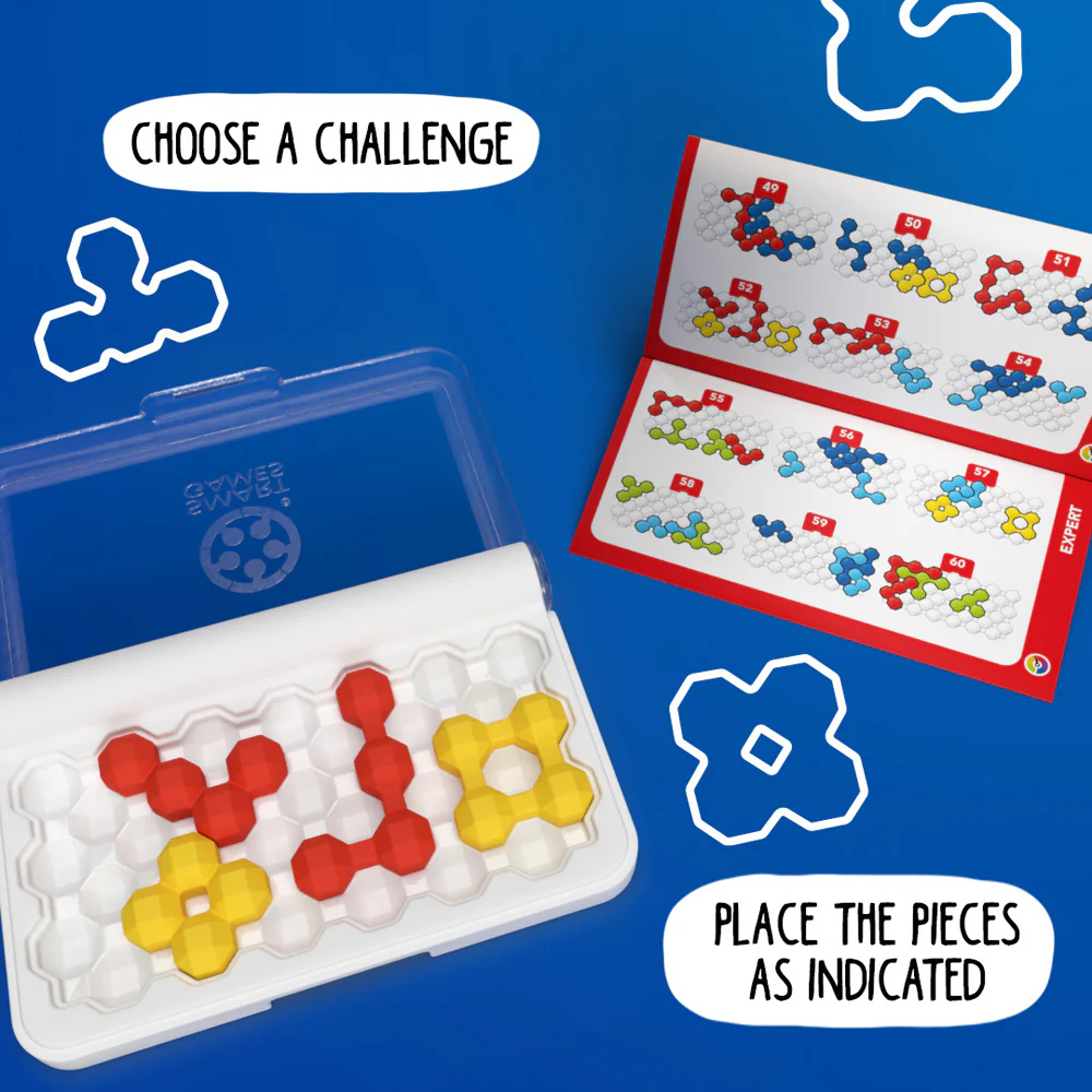 Smart Games IQ Twins 1 Player Puzzle Game Board - Image 3