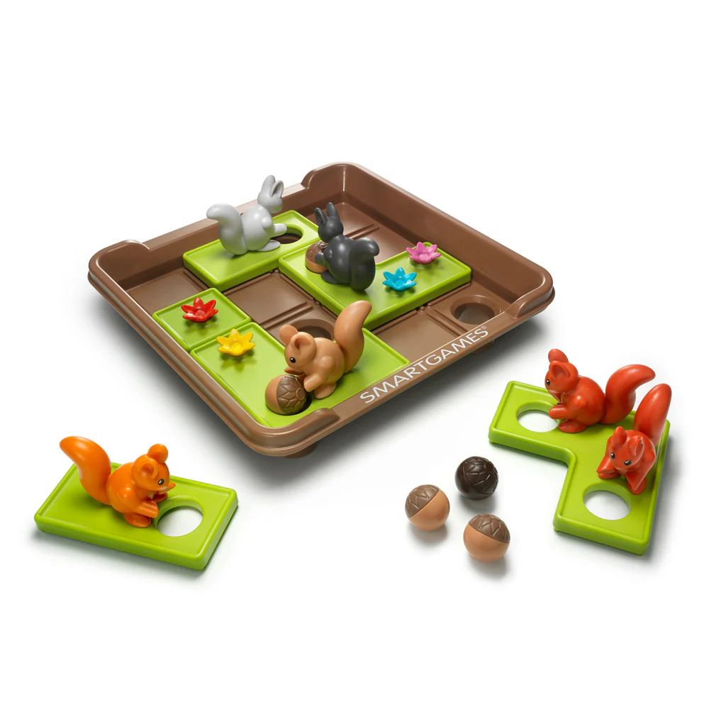 Smart Games Squirrels XXL Go Nuts Puzzle Game - Image 3