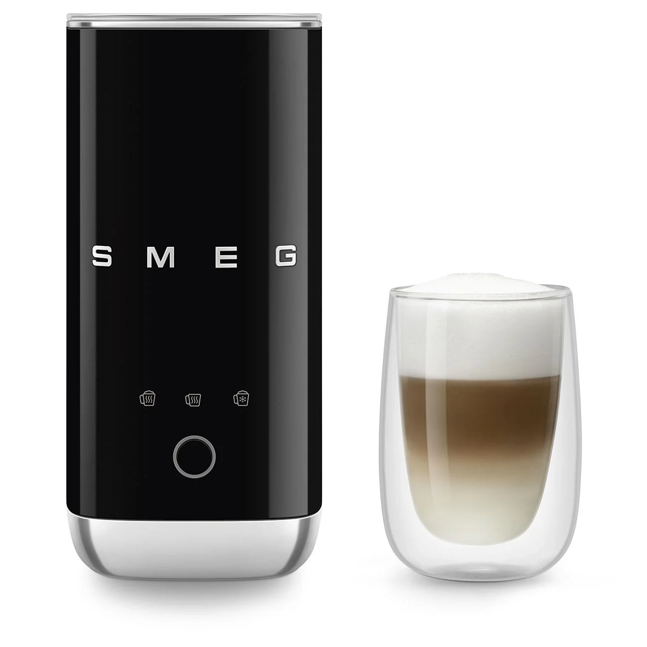 Smeg 50’S Style Retro Mini Milk Frother (Black) - Image 2