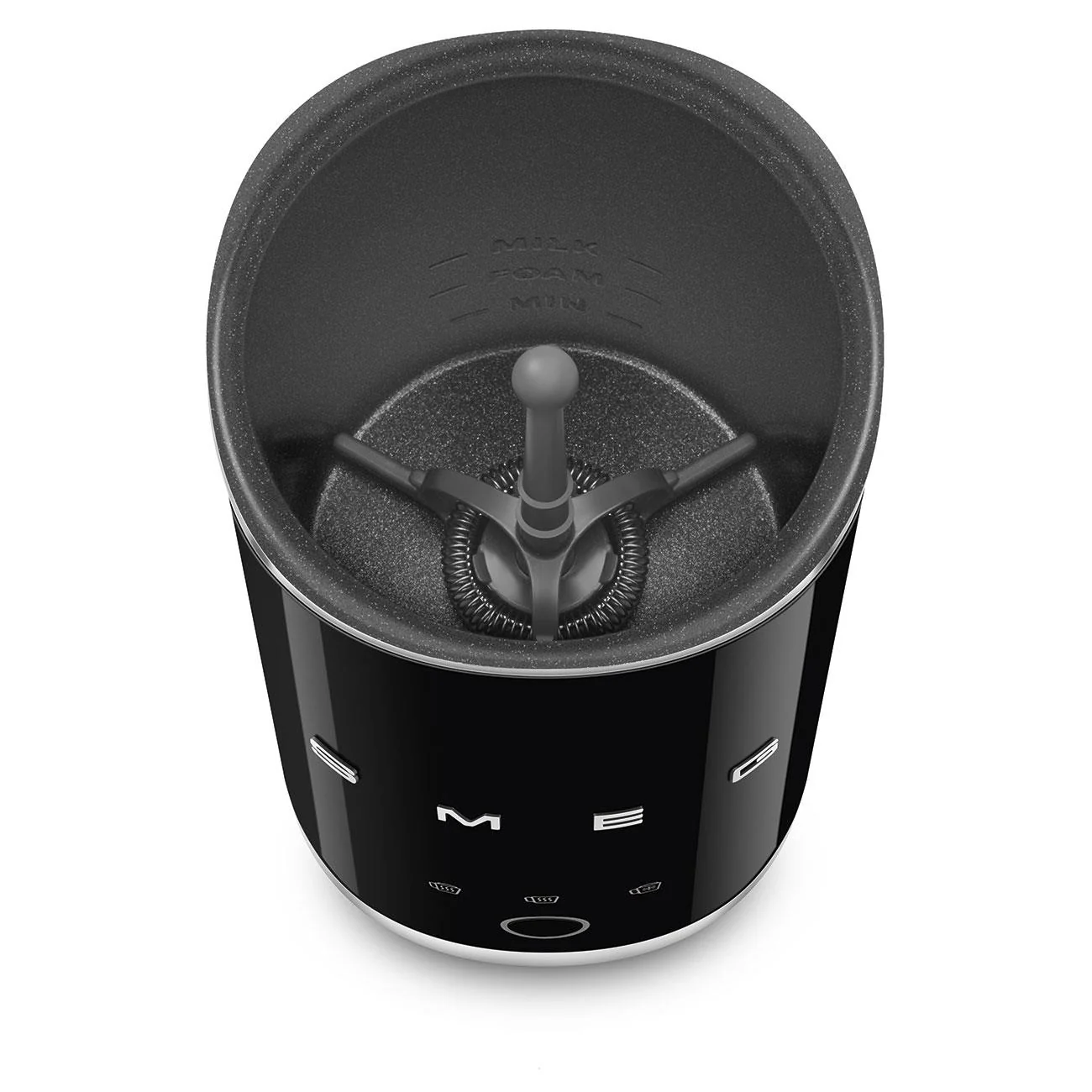 Smeg 50’S Style Retro Mini Milk Frother (Black) - Image 8
