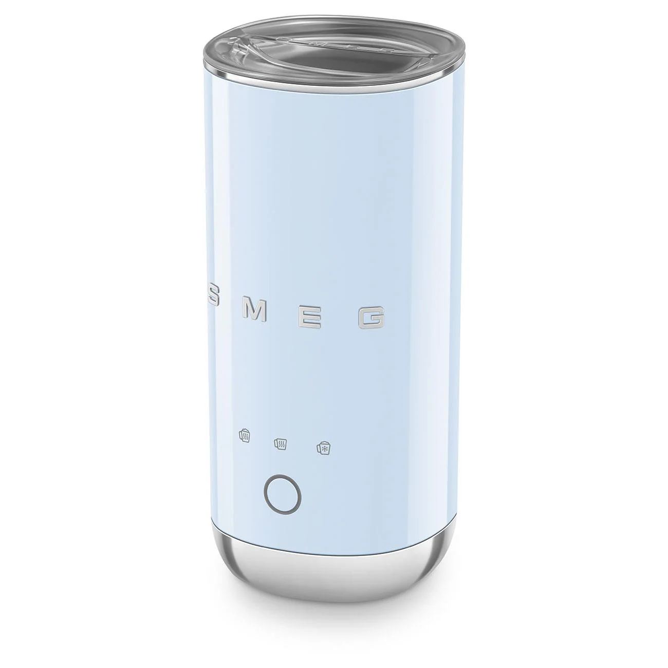 Smeg 50’S Style Retro Mini Milk Frother (Pastel Blue) - Image 3
