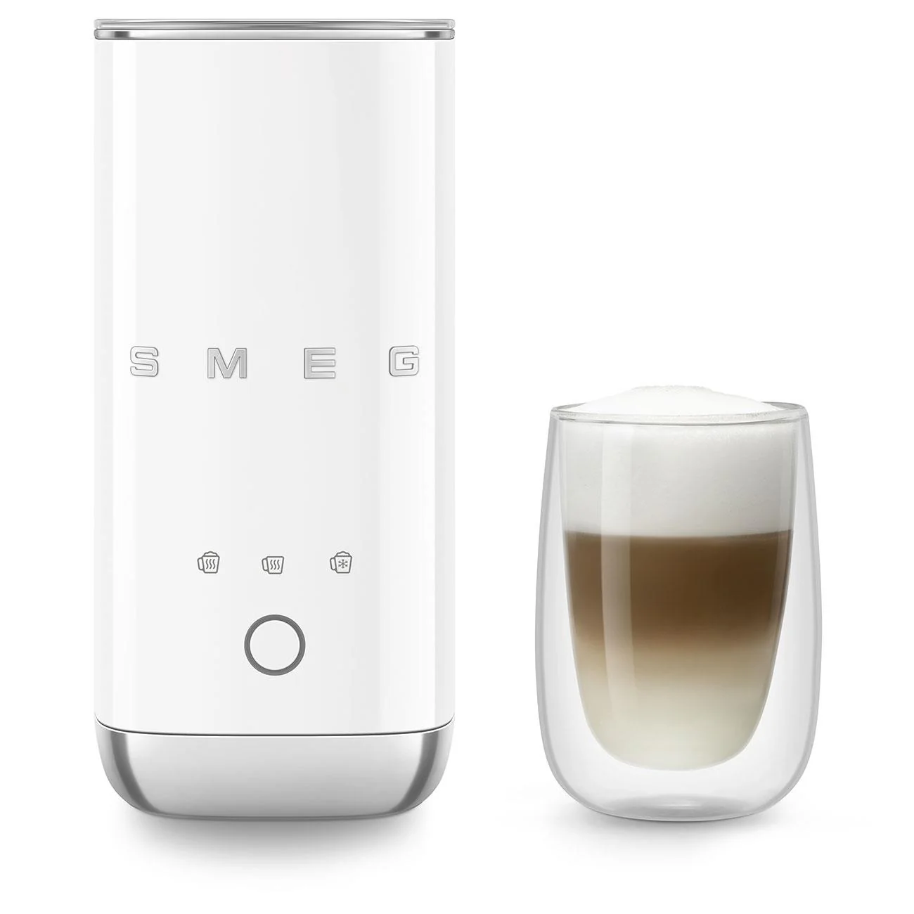 Smeg 50’S Style Retro Mini Milk Frother (White) - Image 2