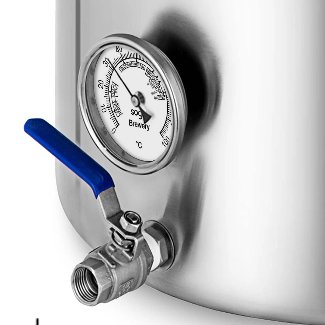Soga 71L Stainless Steel Brewery Pot with Beer Valve 45x45cm - Image 6