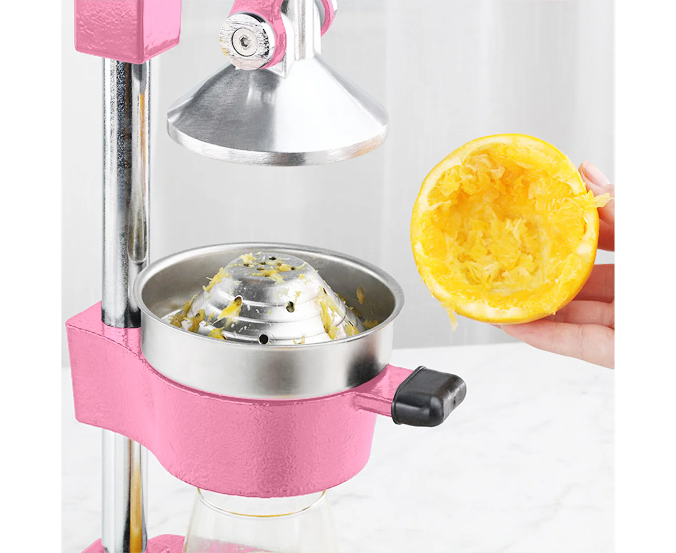 SOGA Commercial Manual Juicer Hand Press Extractor Squeezer (Pink) - Image 3