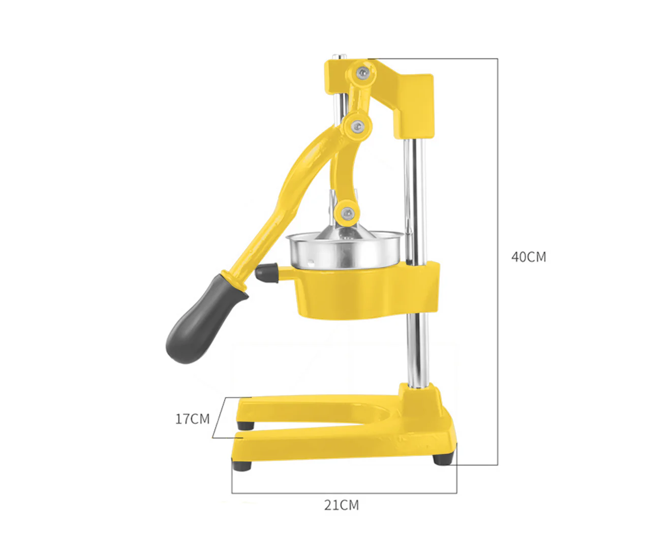 Soga Commercial Manual Juicer Hand Press Juice Extractor Squeezer (Yellow) - Image 5