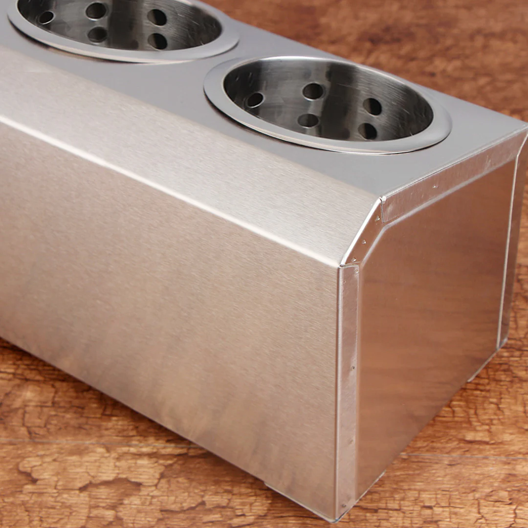 SOGA Stainless Steel 4 Hole Conical Cutlery Holder (18/10) - Image 9