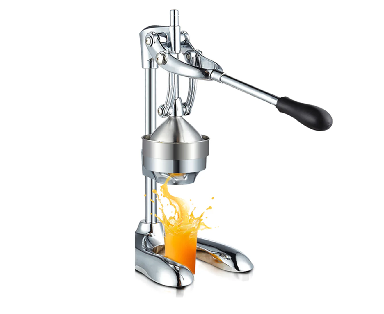 Soga Stainless Steel Manual Fruit Juicer (Silver) - Image 3
