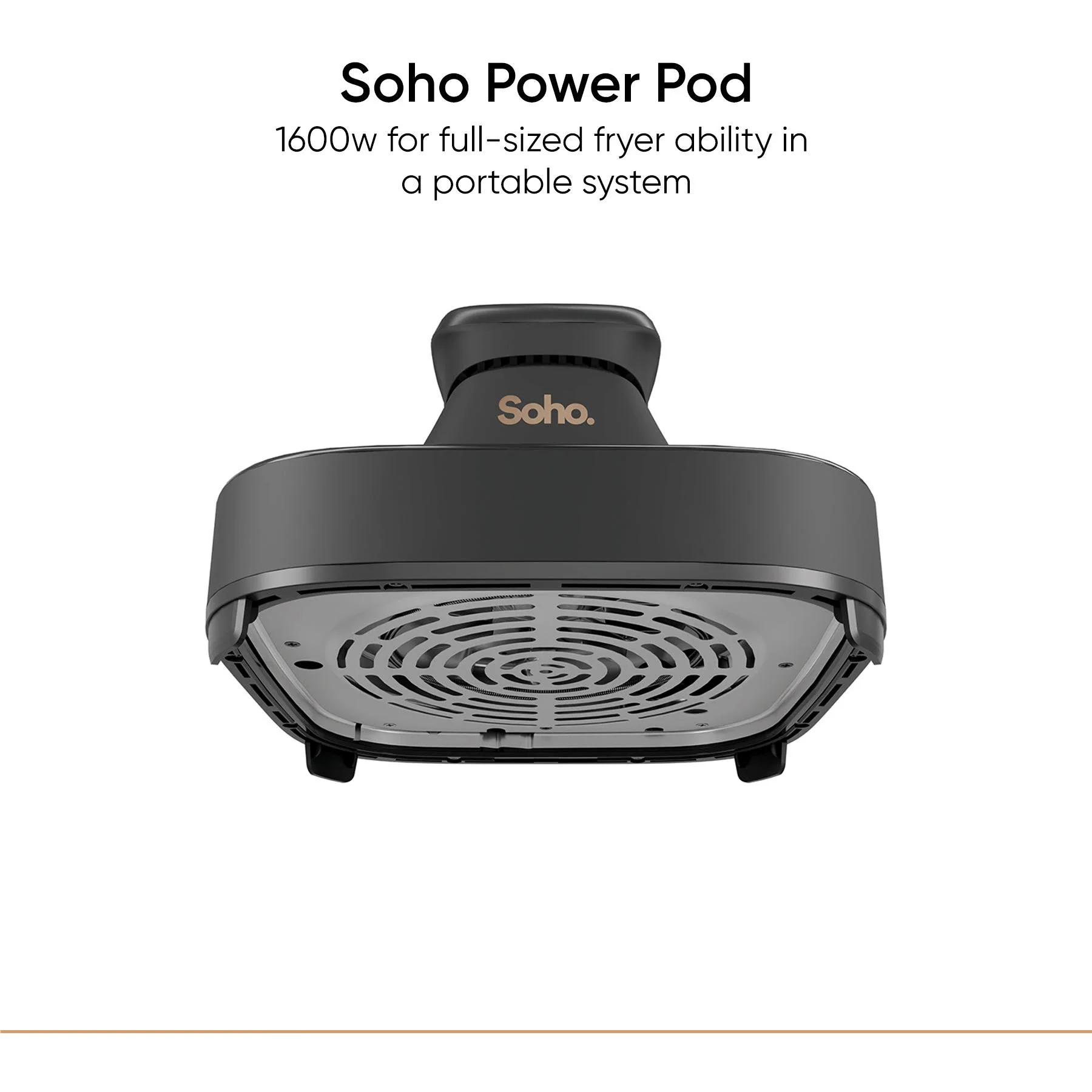 Soho Crystal 6L Glass Air Fryer - Image 2