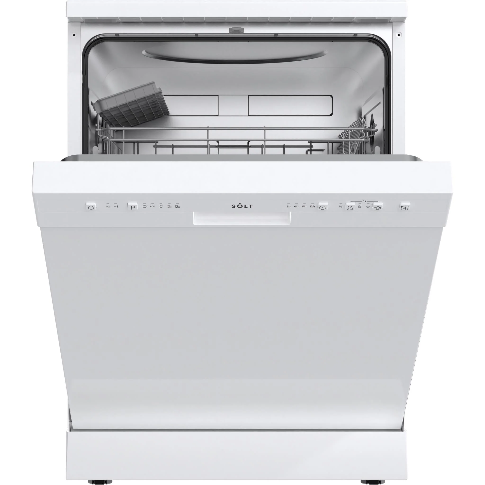 Solt GGSDW6013W 13 Place Setting Freestanding Dishwasher (White) - Image 3