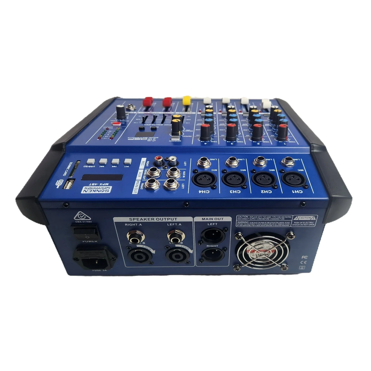 Sonken MPX-4BT Professional Karaoke Mixer Amplifier (500Watts - RMS) - Image 2