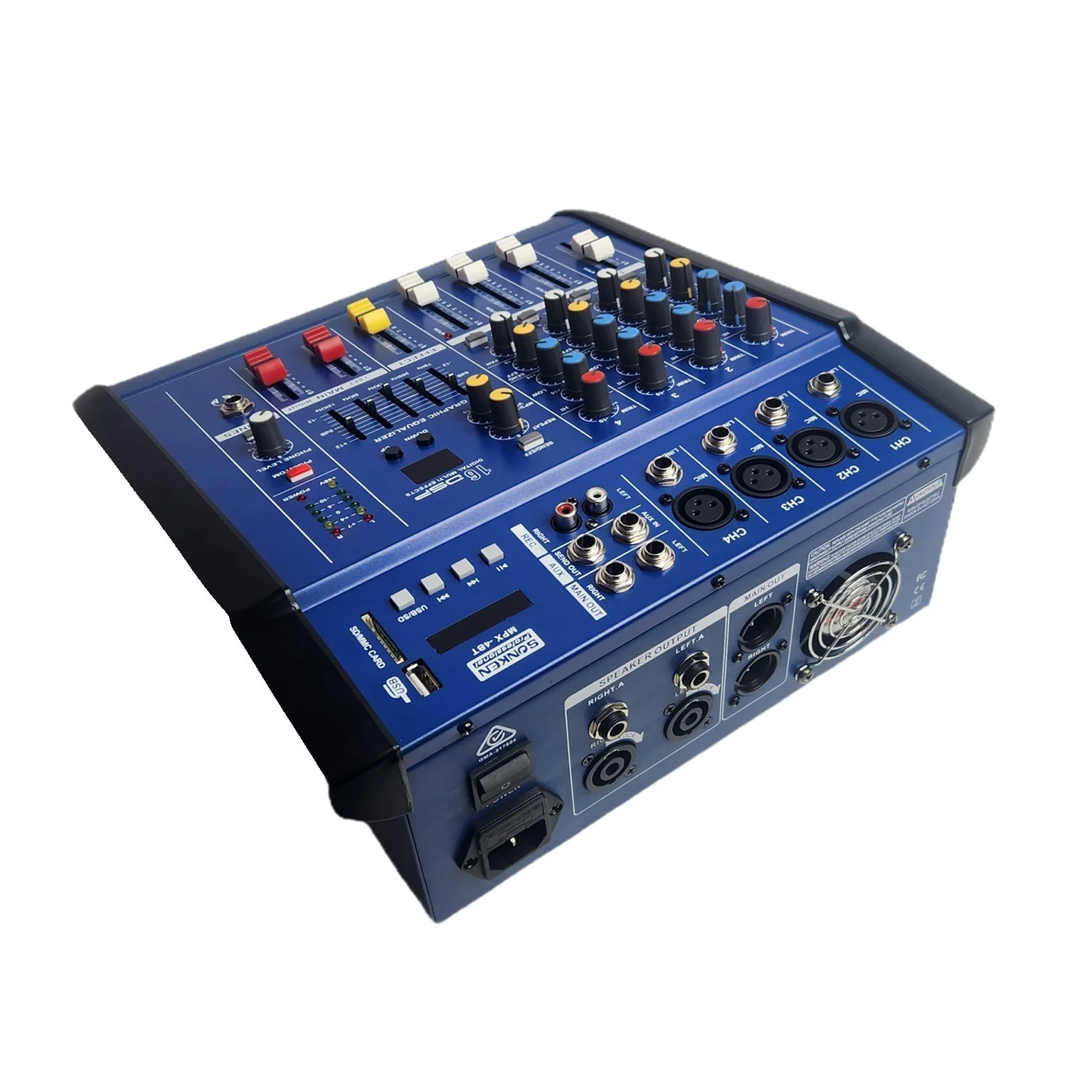 Sonken MPX-4BT Professional Karaoke Mixer Amplifier (500Watts - RMS) - Image 3