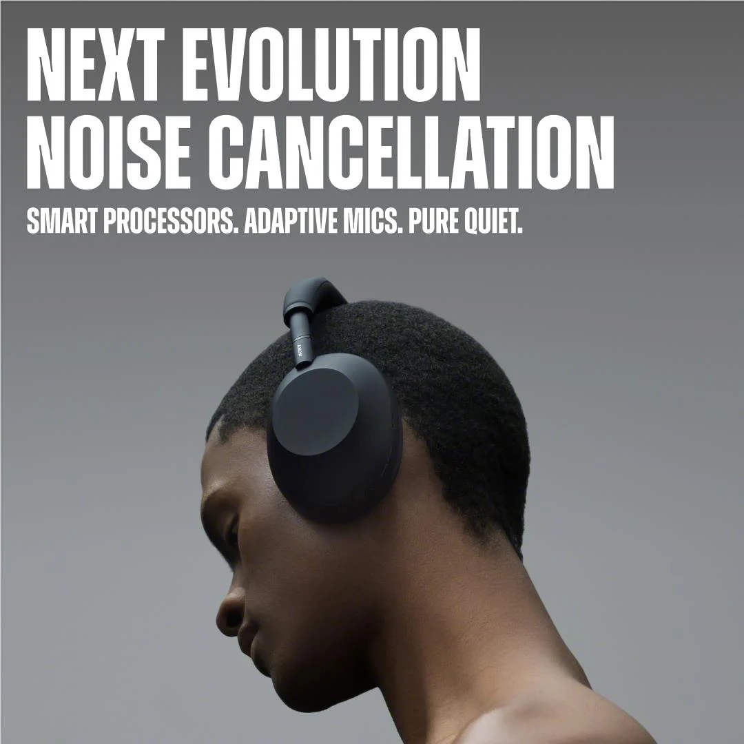 Sony WH-1000XM6 Premium Noise Cancelling Over-Ear Headphones (Sand Pink) - Image 6