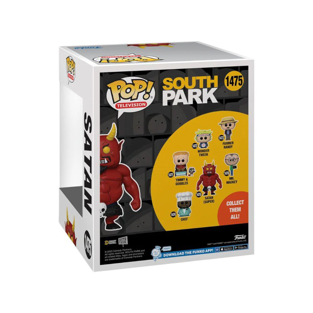 South Park Satan Pop Bobblehead Collectible Vinyl Demon Figure 6" Red - Image 2