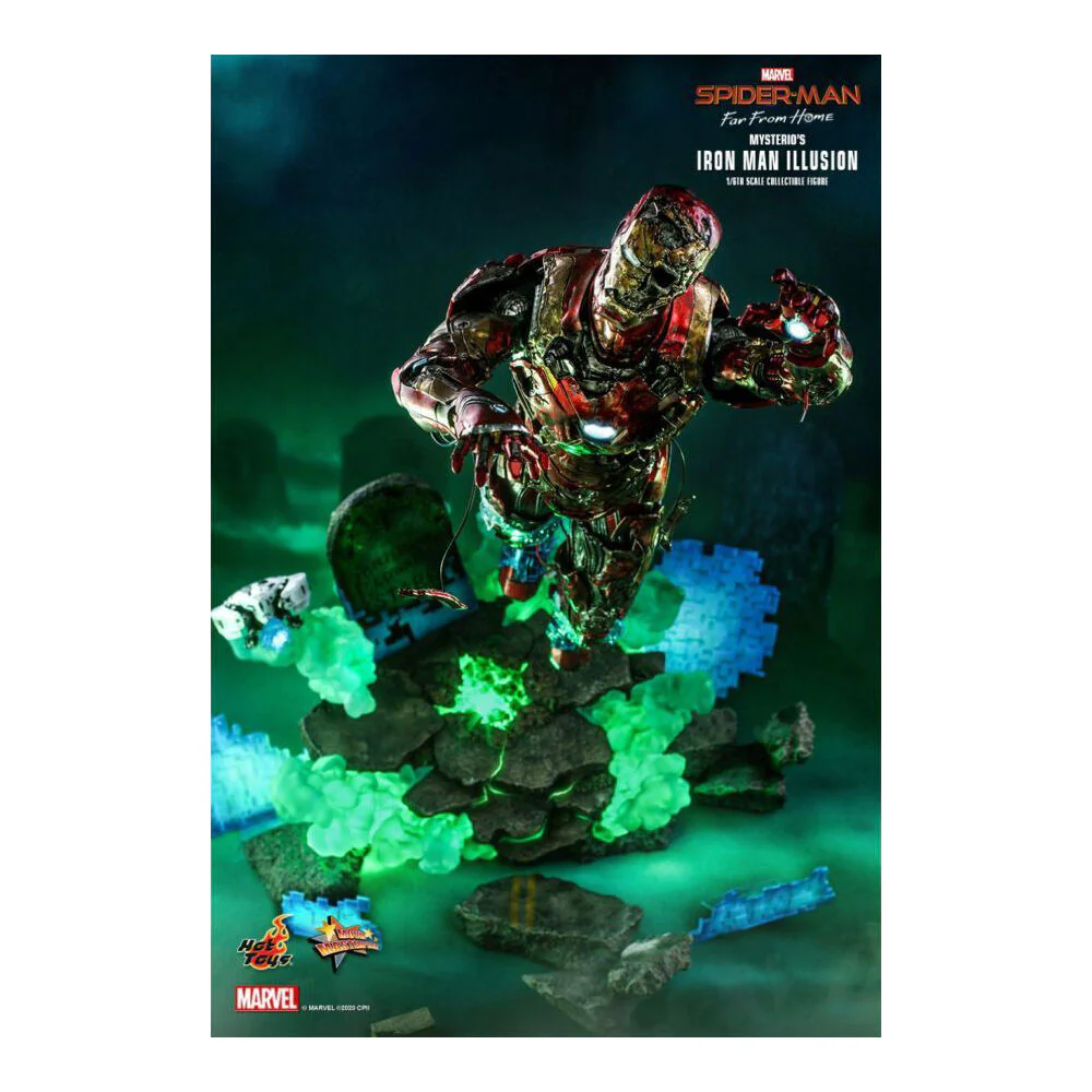 Spider-Man Far From Home Mysterio's Iron Man Illusion 1:6 Scale - Image 5
