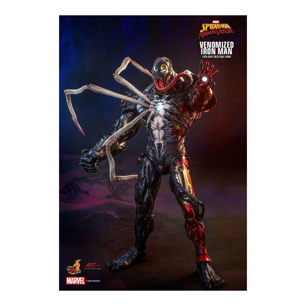 Spider-Man Maximum Venom Venomized Iron Man 1:6 Scale Collectable - Image 3