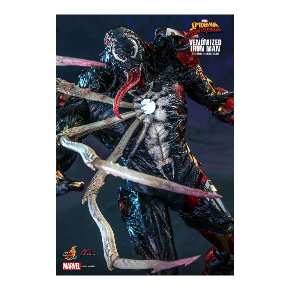 Spider-Man Maximum Venom Venomized Iron Man 1:6 Scale Collectable - Image 5