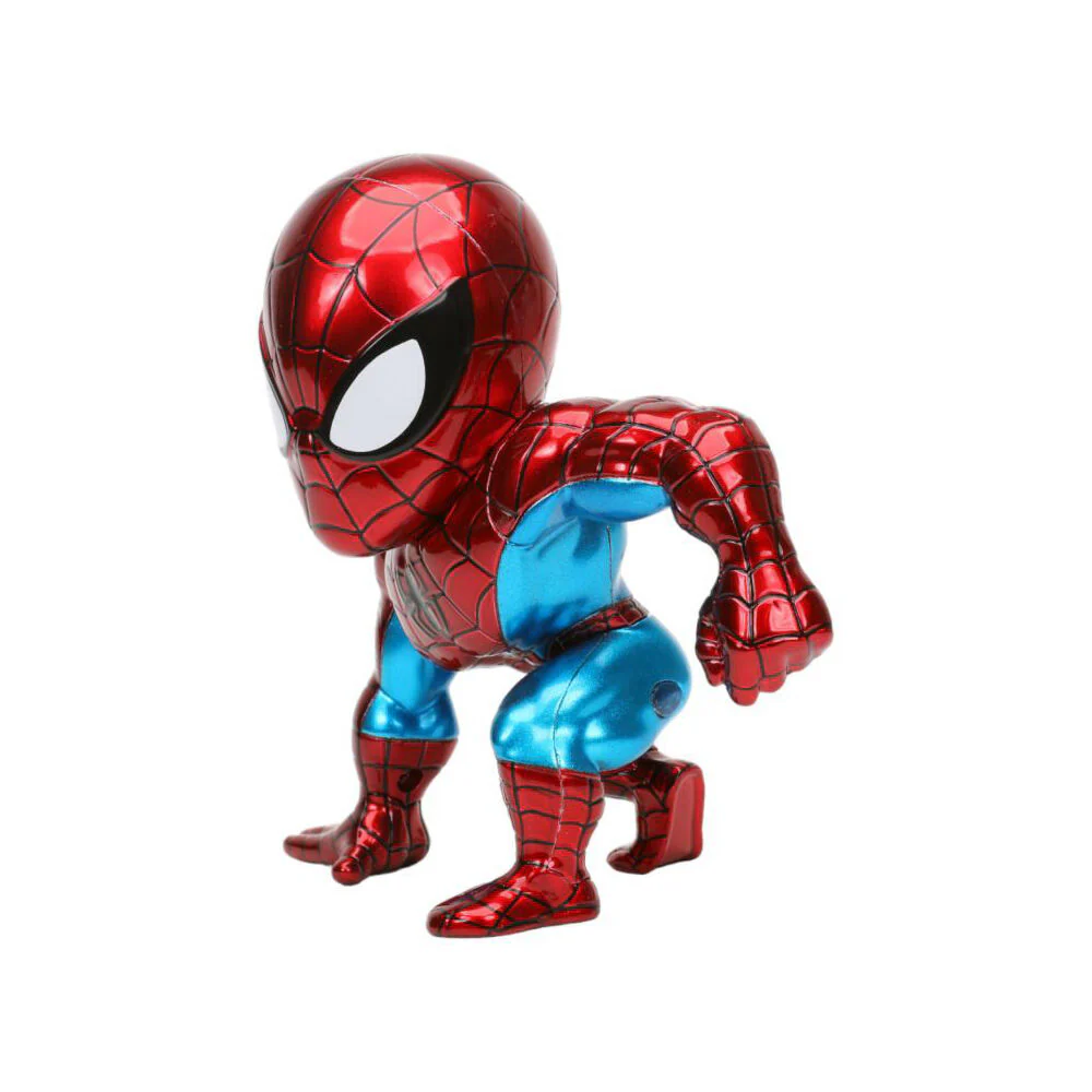 Spider-Man Ultimate 6" Diecast Metal Action Figure Collectible Statue (Red) - Image 2
