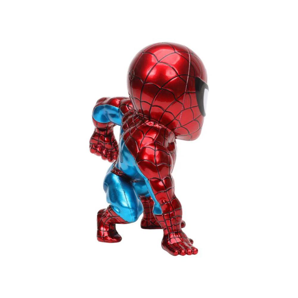 Spider-Man Ultimate 6" Diecast Metal Action Figure Collectible Statue (Red) - Image 5